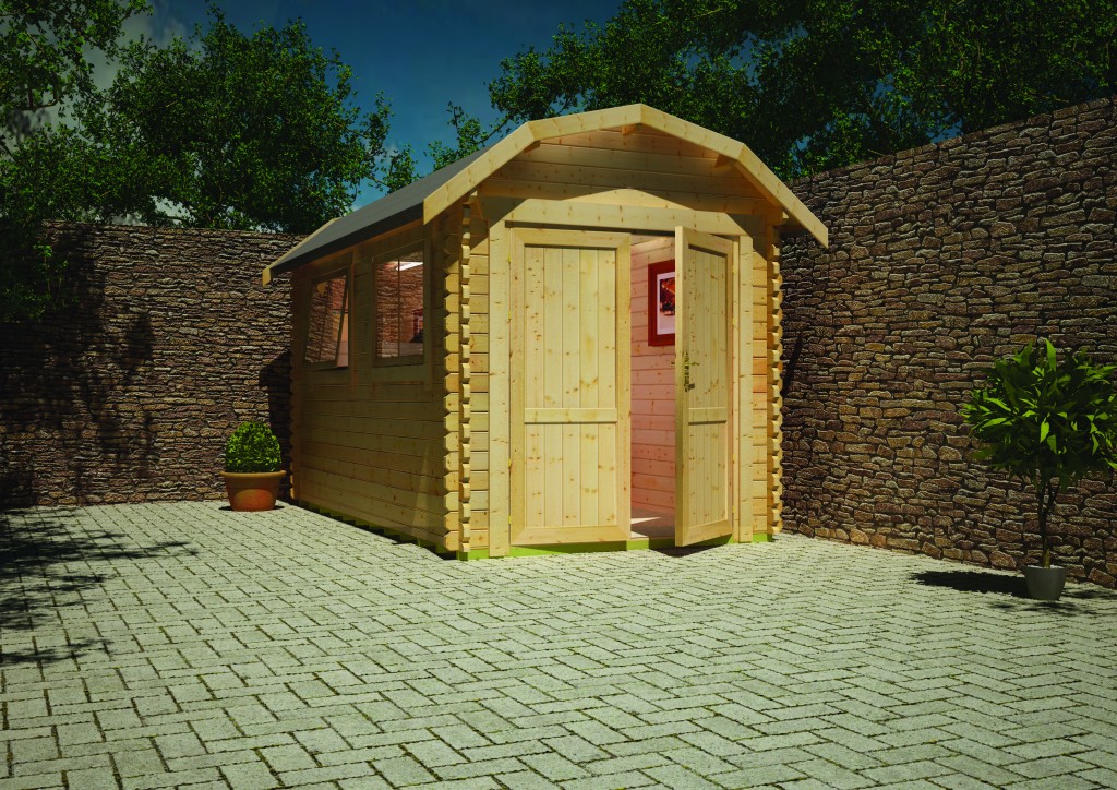 Aldford-Barn Log Cabin by Island Sheds