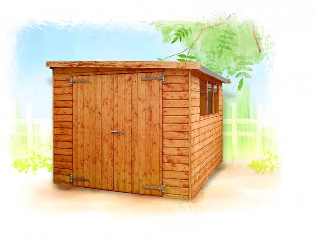 Major Pent Shed by Island Sheds