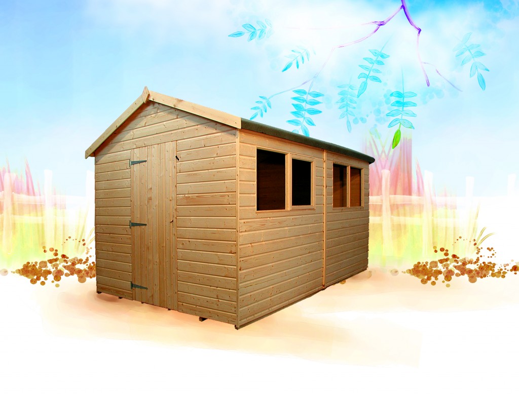 Warwick Plus Shed by Island Sheds